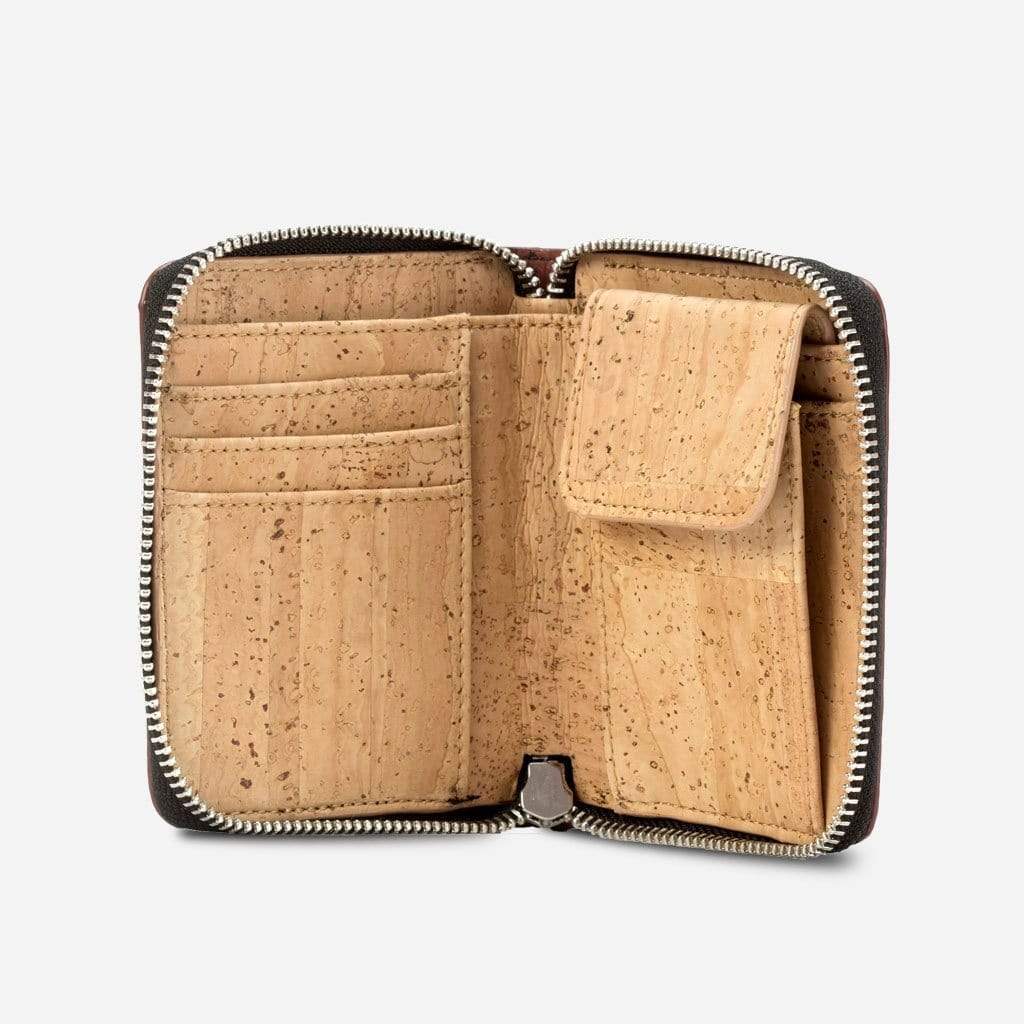 Buy Vismiintrend Fashion Cork Leather Long Zipper Wallet with