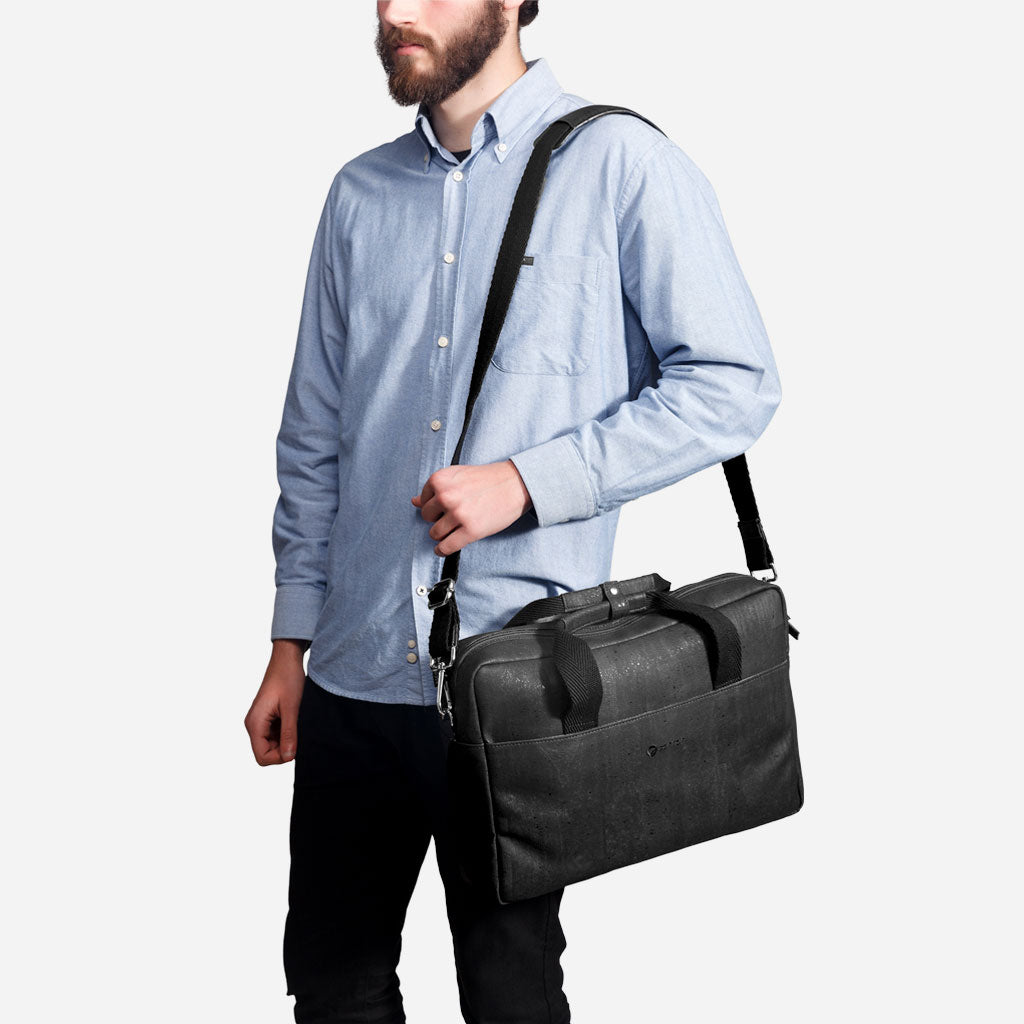 Corkor Cork Laptop Briefcase | Ethical Vegan Cork Bags & Briefcases ...