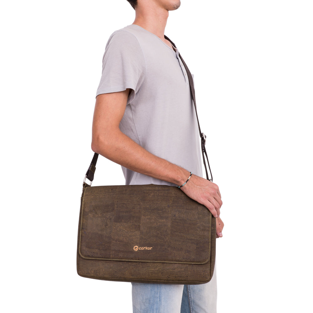 Cork Messenger Bag | HowCork - The Cork Marketplace